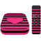 Polka Dots and Stripes Heart in Pink Apple TV Skin